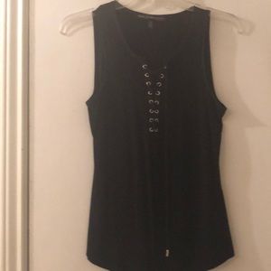 White house black Market brand Stretchy black top